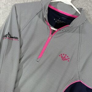 Scotty Cameron Peter Millar Shirt Women's Medium 7 Point Crown Navy White Stripe